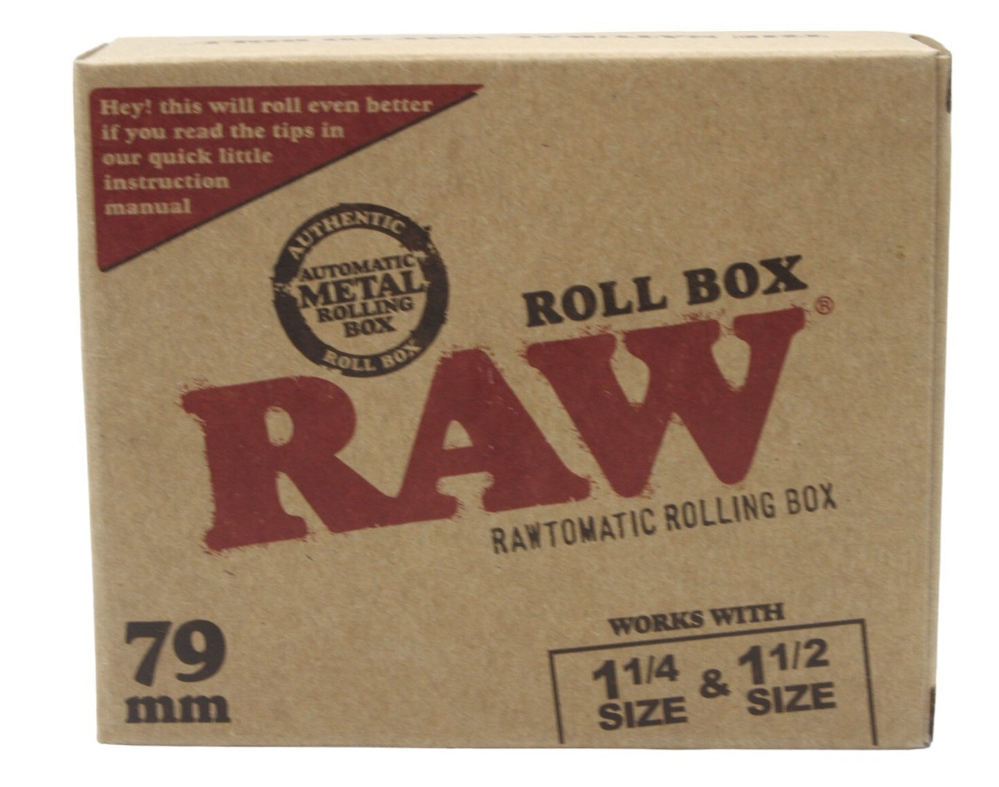 RAW 79mm Adjustable Metal Rolling Box - Black