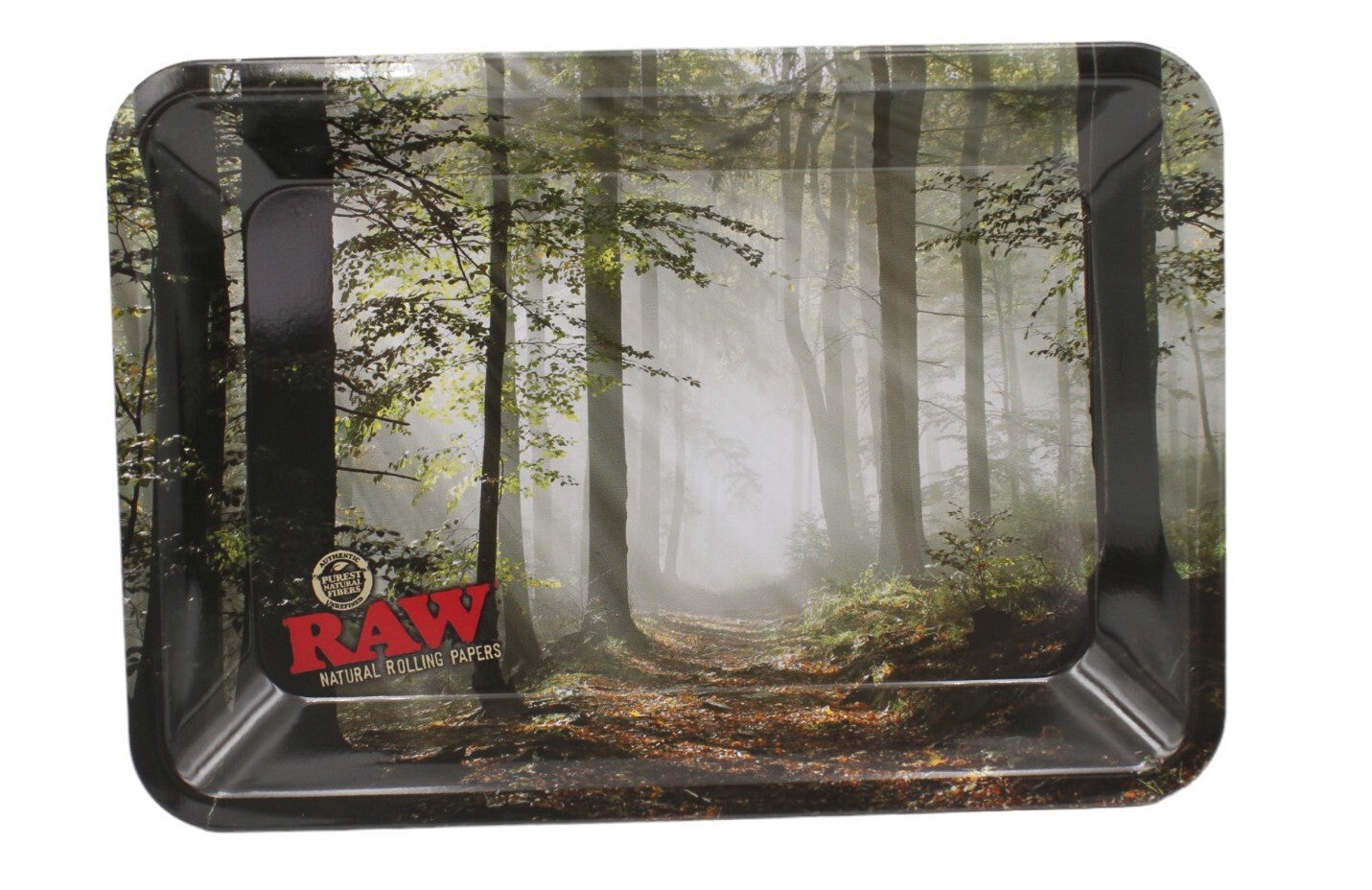 RAW Metal Rolling Tray - Smokey Forest - Mini (18x12cm)