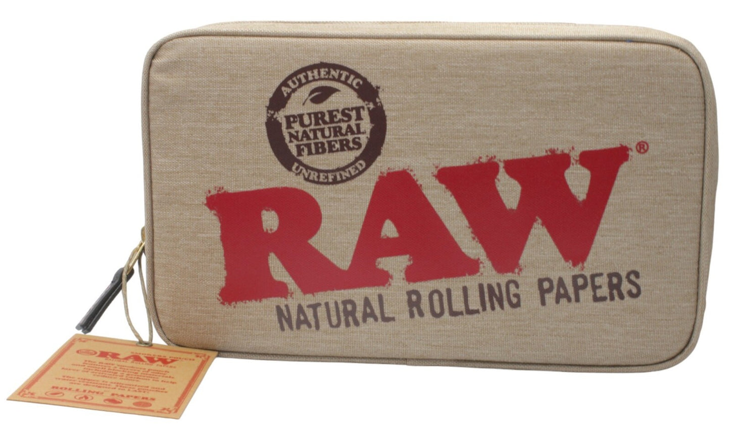 RAW Smell Proof Smokers Pouch - Large (26x15x6.5cm)