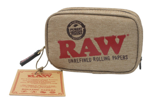 RAW Smell Proof Smokers Pouch - Small (15x9.5x5cm)