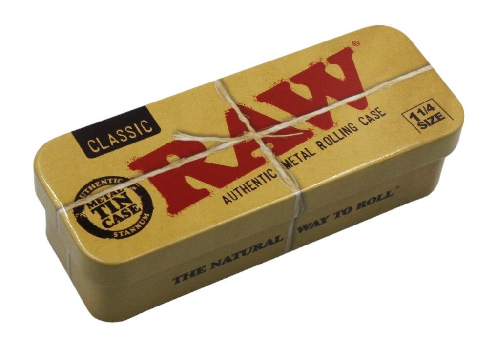 RAW Classic 1 1/4 Size Metal Tin Case