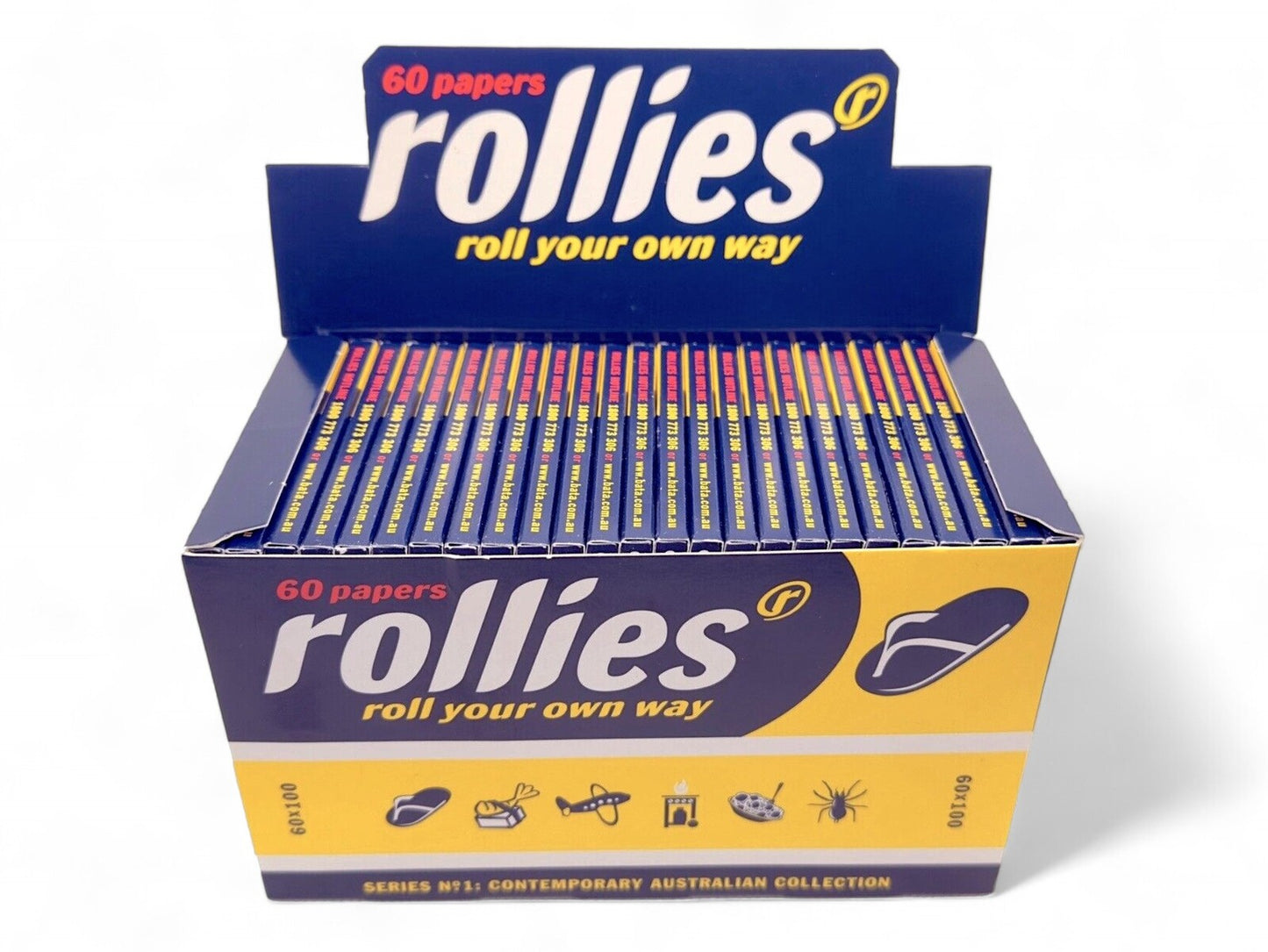 Rollies Paper Box 100 Packs x 60 Sheets (6000 Papers)