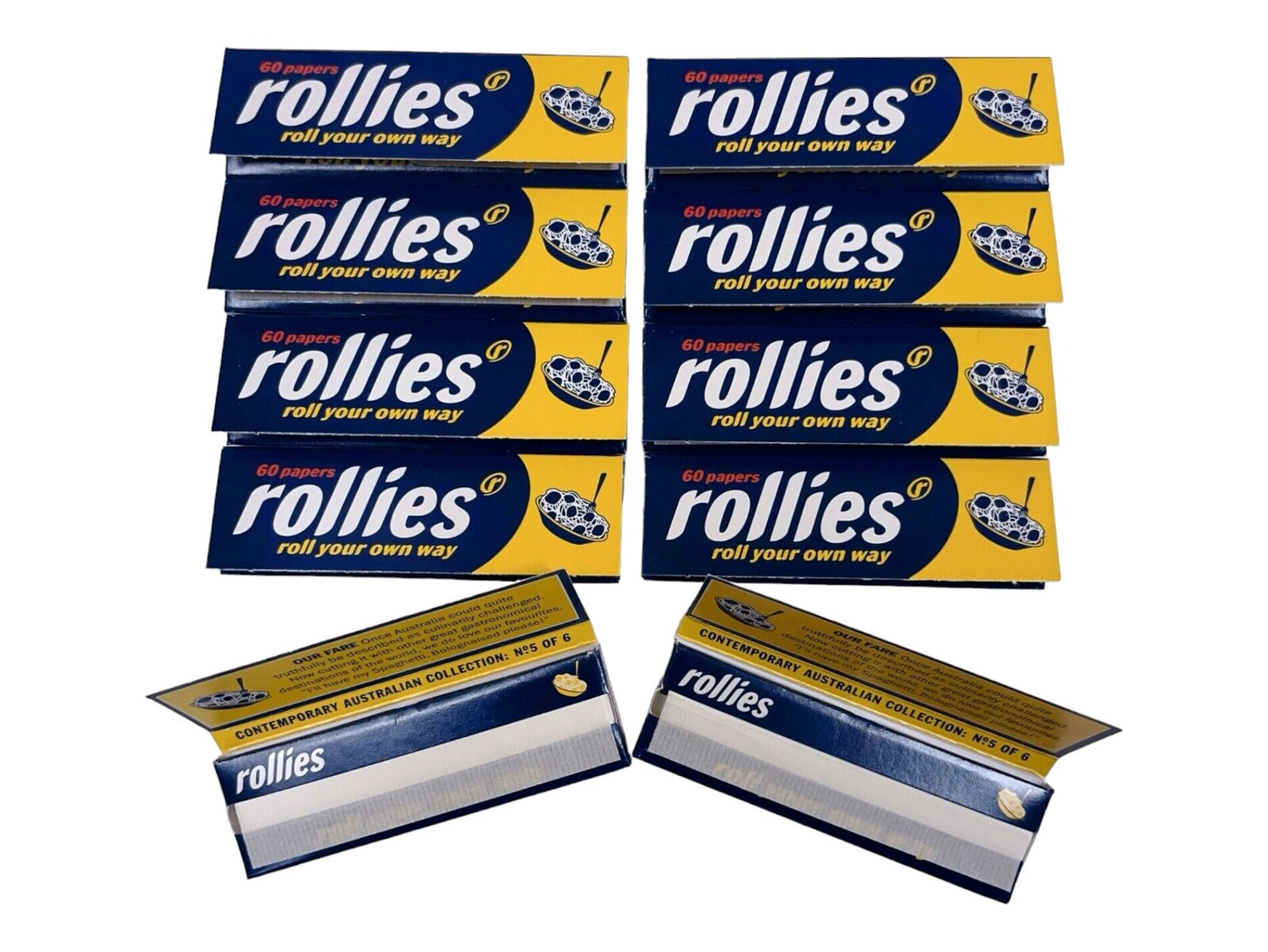 Rollies Paper Box 100 Packs x 60 Sheets (6000 Papers)