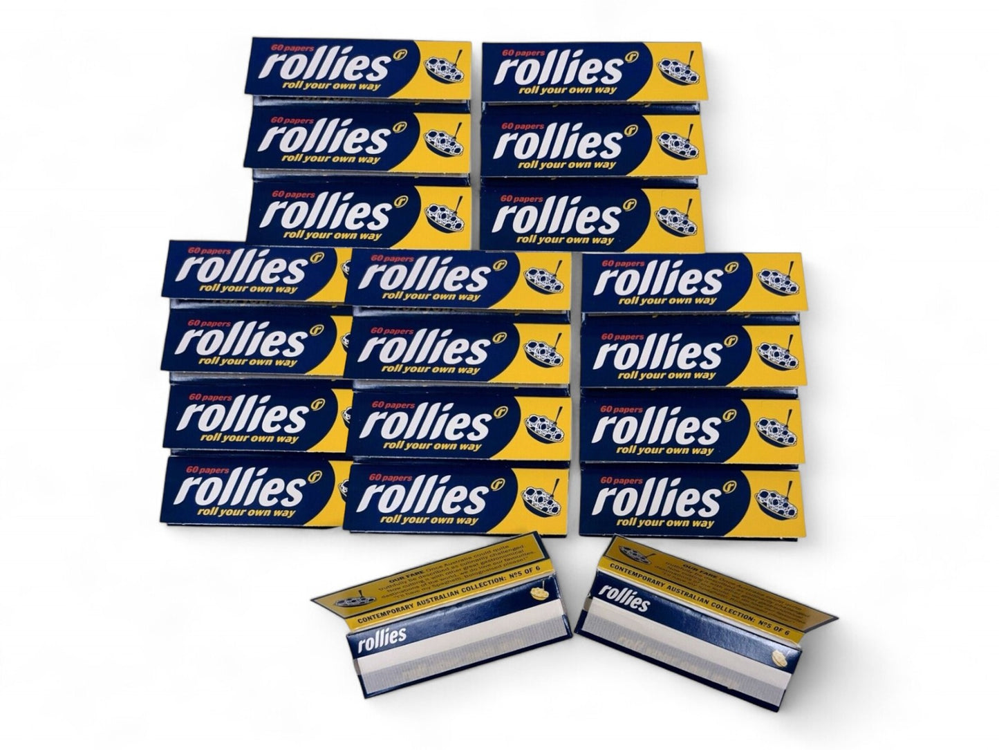 Rollies Paper Box 100 Packs x 60 Sheets (6000 Papers)