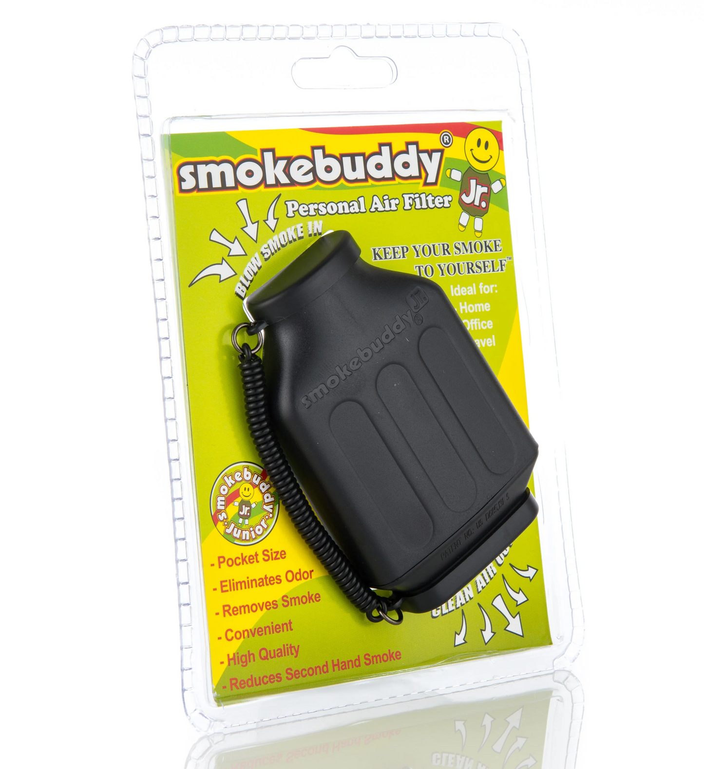 Smokebuddy Jr - The Original Personal Air Filter Smoking Herbs - Black