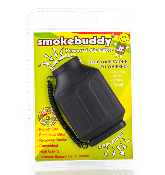 Smokebuddy Jr - The Original Personal Air Filter Smoking Herbs - Black