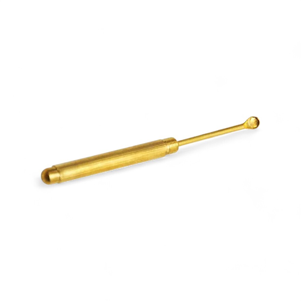 Micro Gold Snuff Spoon