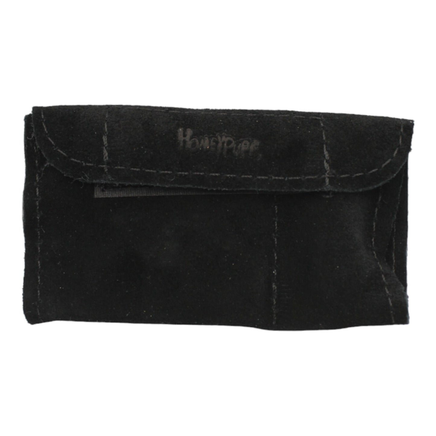 Black Tobacco Pouch with Snuff Tool and Pipe Case