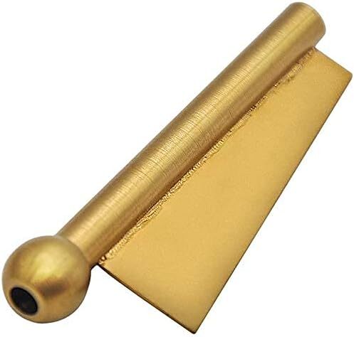 2X Metal Snuff Tube Sniffer Pipe - Gold and Silver