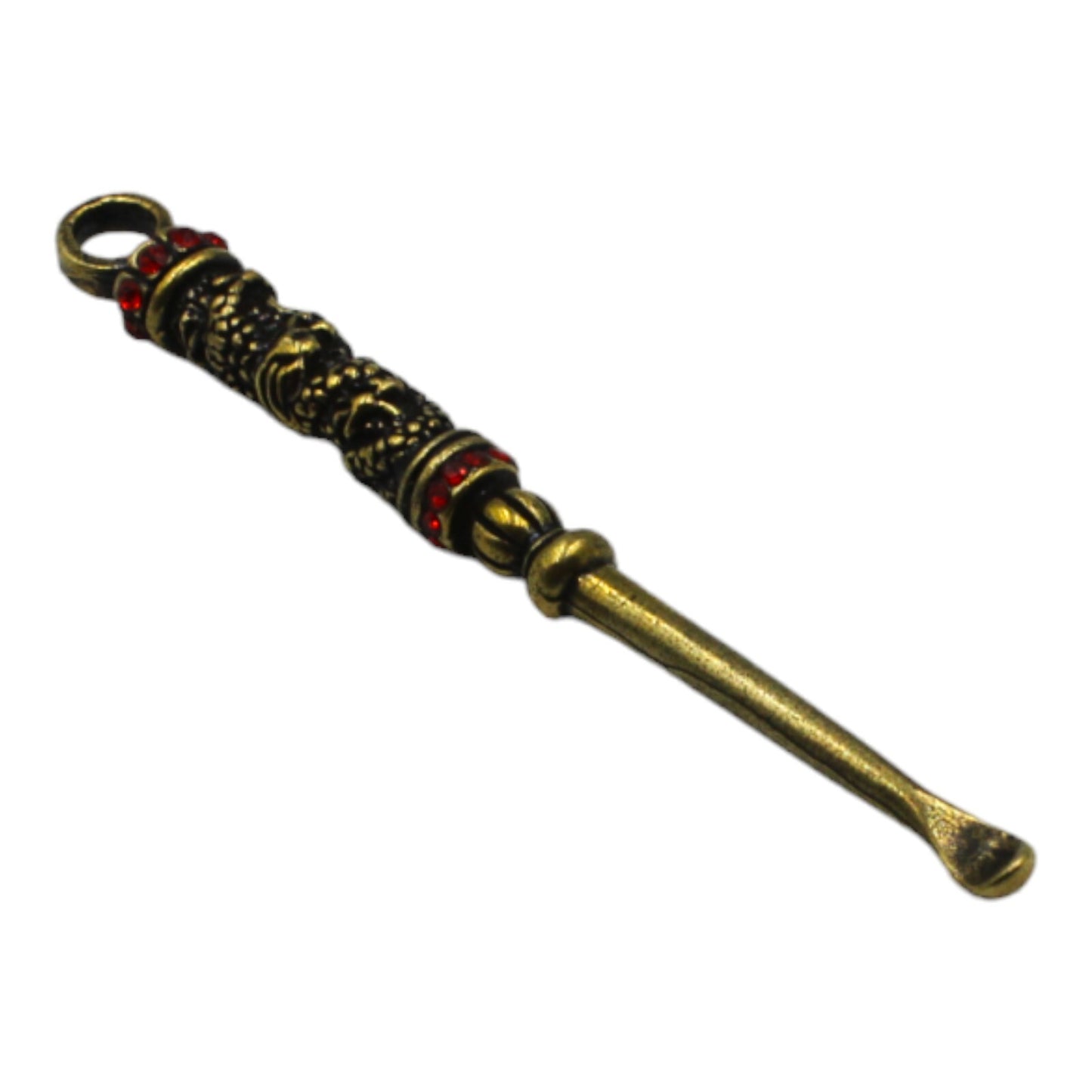 Snuff Spoon Stainless Steel Antique Sceptre